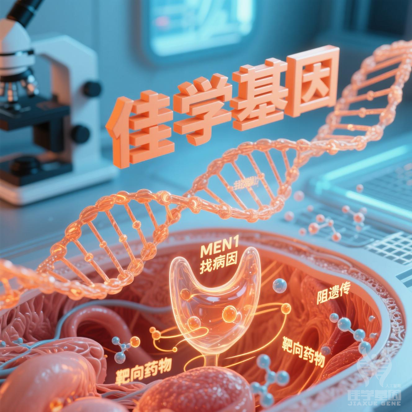 【巅峰国际基因检测】多发性内分泌肿瘤1型的发病原因及基因检测