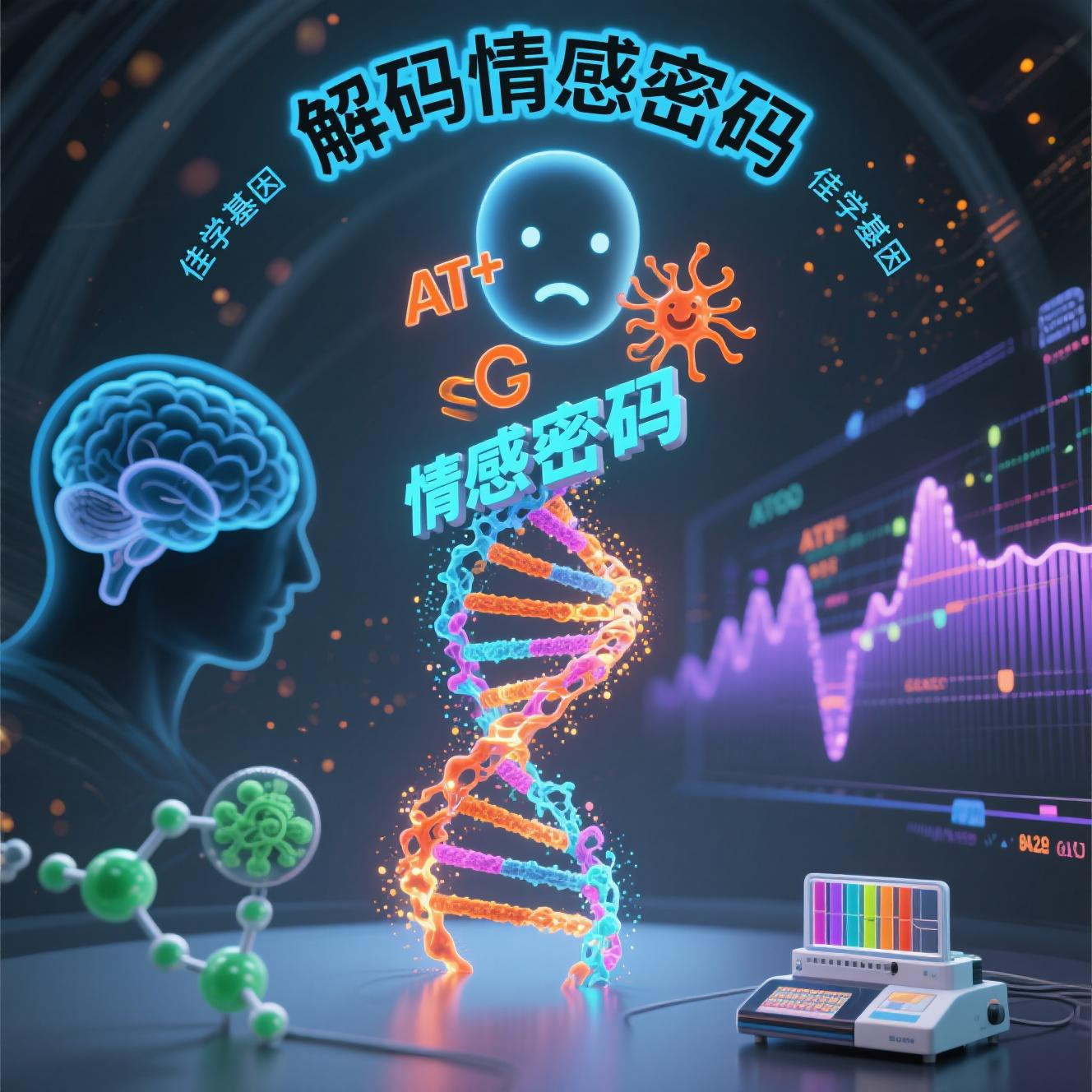 【巅峰国际基因检测】扰乱人类情绪变化的十大基因：正常功能与情绪调节